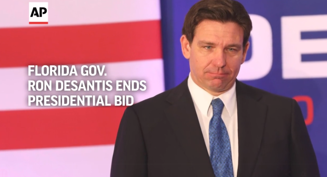 Ron DeSantis Withdraws from Presidential Race before New Hampshire, Endorses Donald Trump for 2024