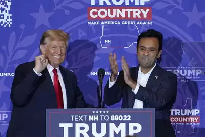 Vivek Ramaswamy's Potential Key Role Discussed by Donald Trump in New Hampshire Rally