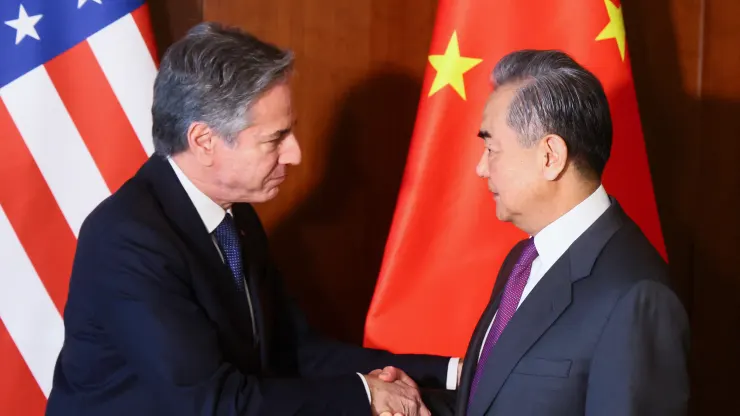 Diplomatic Talks: China's Wang Yi Urges Blinken to Lift Sanctions on Chinese Companies