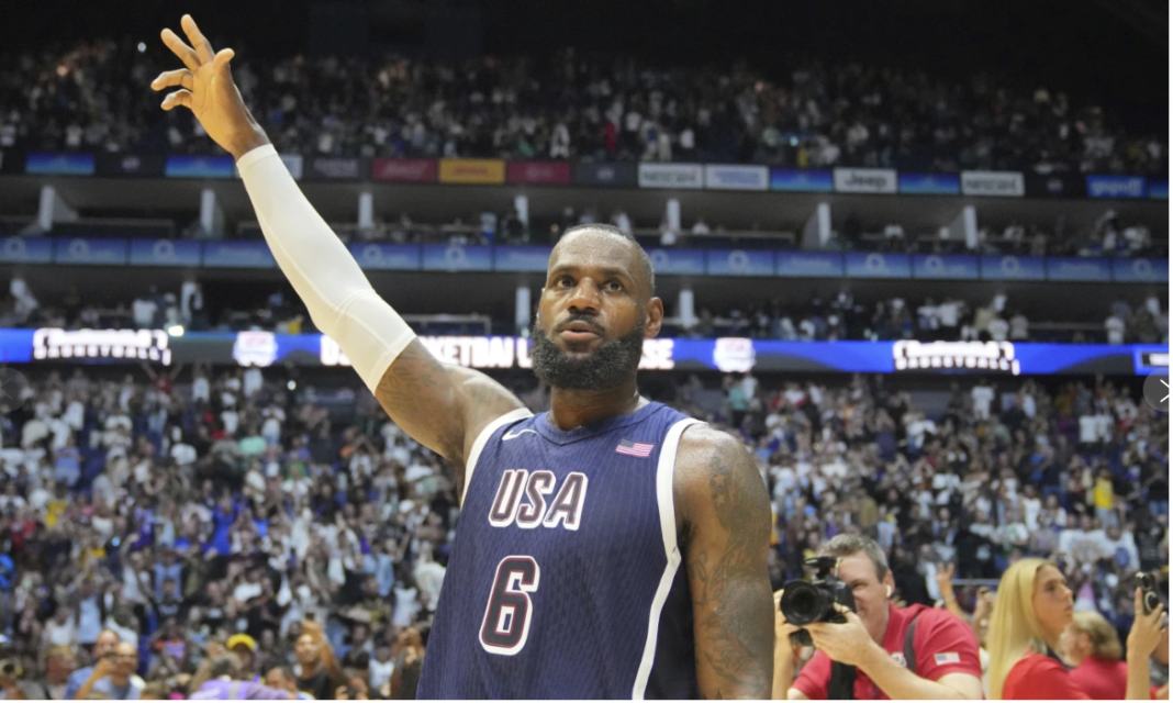 LeBron James to Serve as Team USA Male Flagbearer at Paris Olympics