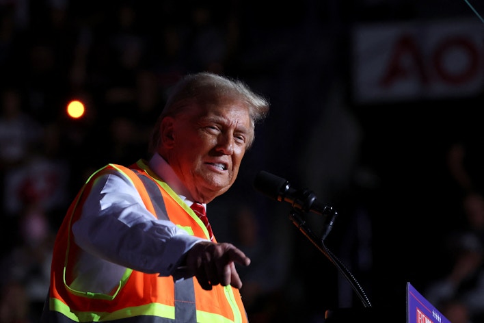 Donald Trump Conducts Rally in Green Bay, Wisconsin