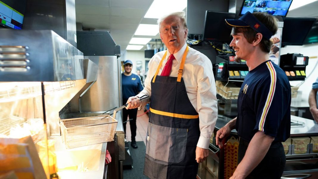 Donald Trump Puts McDonald’s At Center Stage During Final Campaign Days