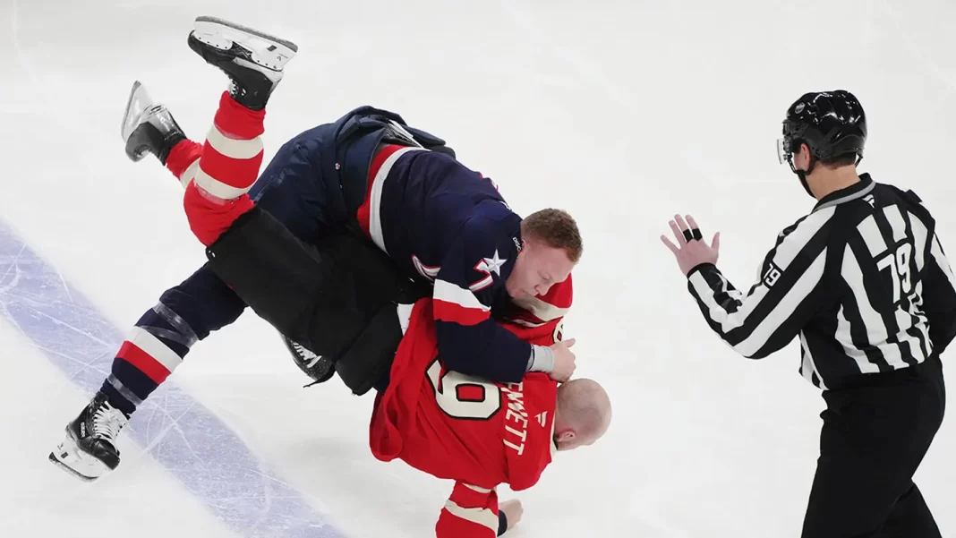 Chaos on Ice: US, Canadian Hockey Stars Brawl Seconds After Anthem Boos in 4 Nations Rivalry