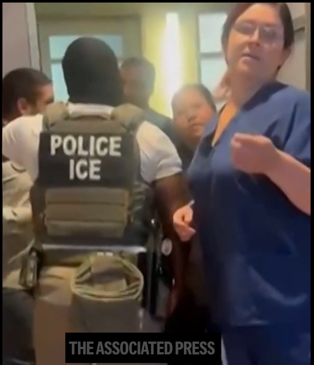 Clinic Workers Challenge ICE as Landscaper Detained in California